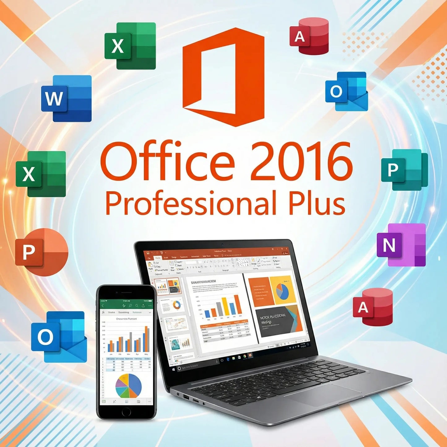 Office 2016 Professional Plus – Licencia Digital Original para Windows PC