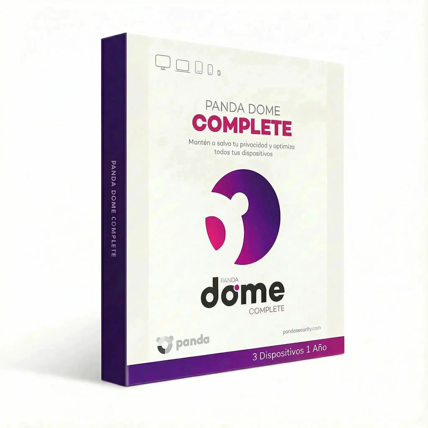 Panda Dome Complete Antivirus – Licencia 1 Año para 3 Dispositivos con protección total y funciones avanzadas