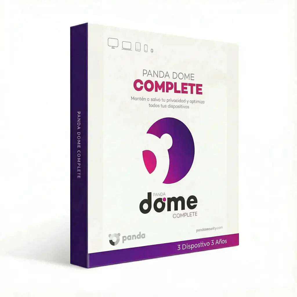 Panda Dome Complete 3 dispositivos por 3 años – Protección total antivirus y privacidad