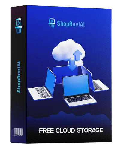 ShopReelAI xBundle: almacenamiento en la nube gratuito e ilimitado para tus archivos empresariales.