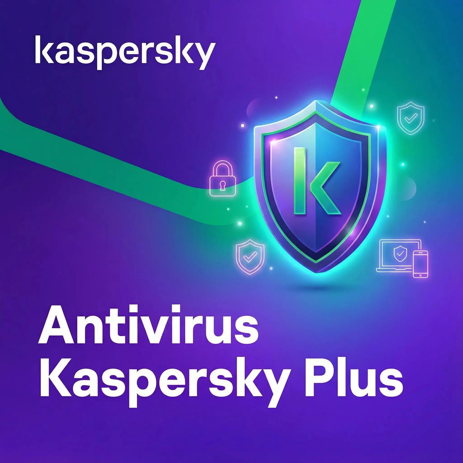 Antivirus Kaspersky Plus licencia original digital para PC con protección avanzada contra virus y malware