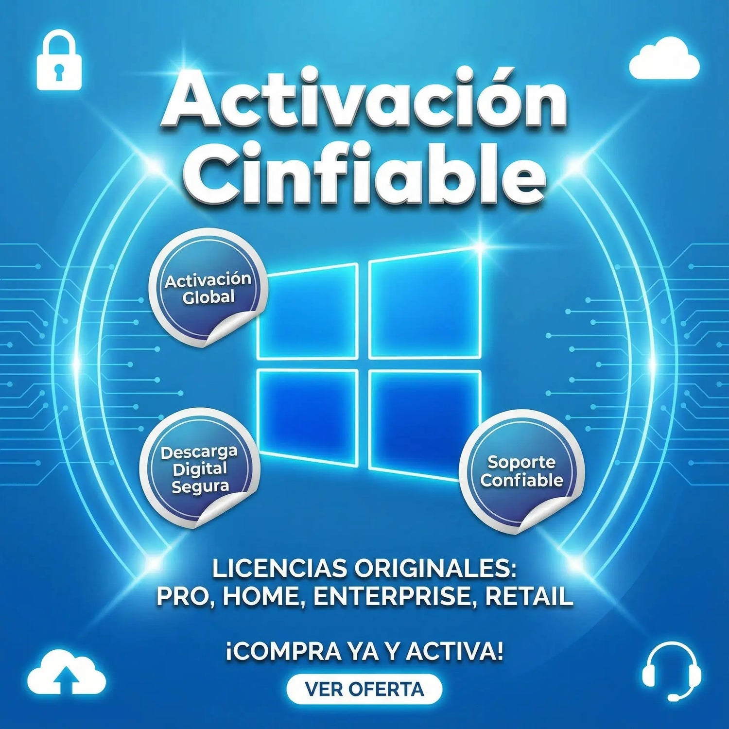 Licencias originales de windows