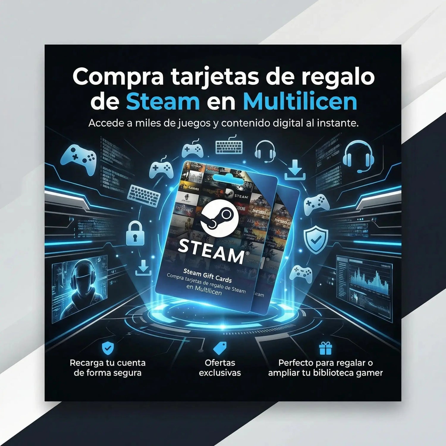 Tarjeta de Regalo Steam Digital