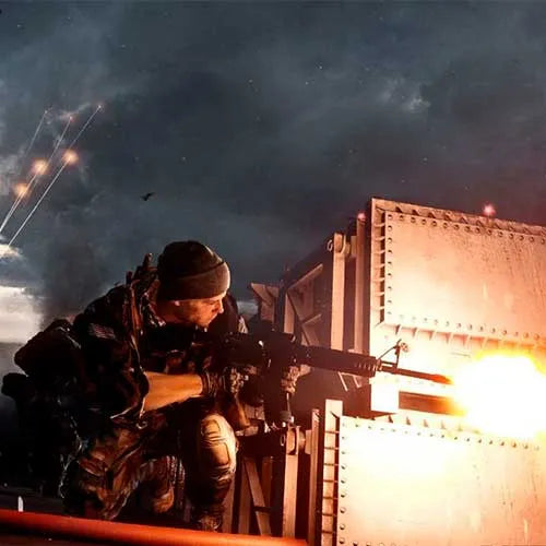 Banner de oferta especial para Battlefield 4 Premium en EA App disponible en la tienda Multilicen.