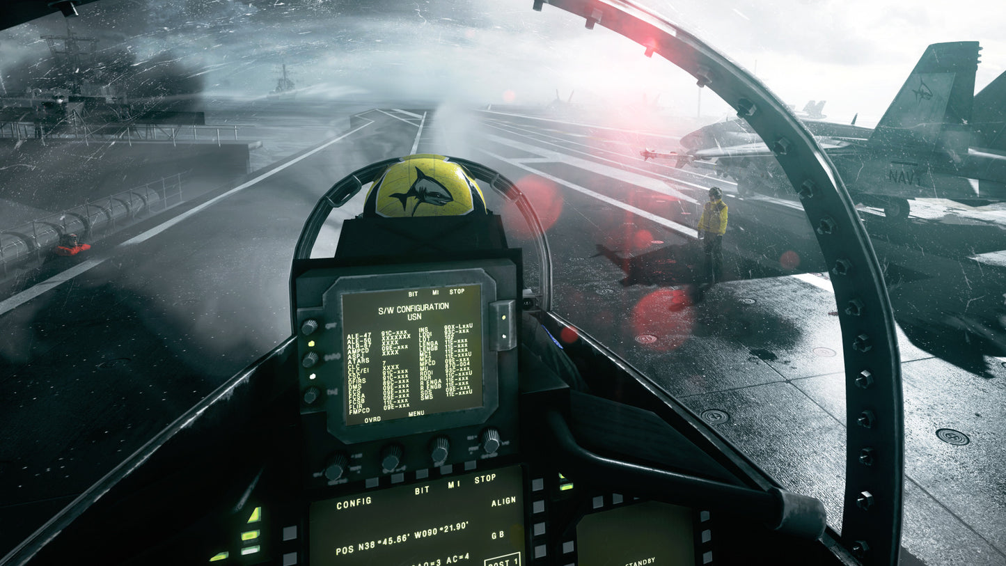 Imagen mostrando armas avanzadas y estrategia militar en Battlefield 3 para EA App.