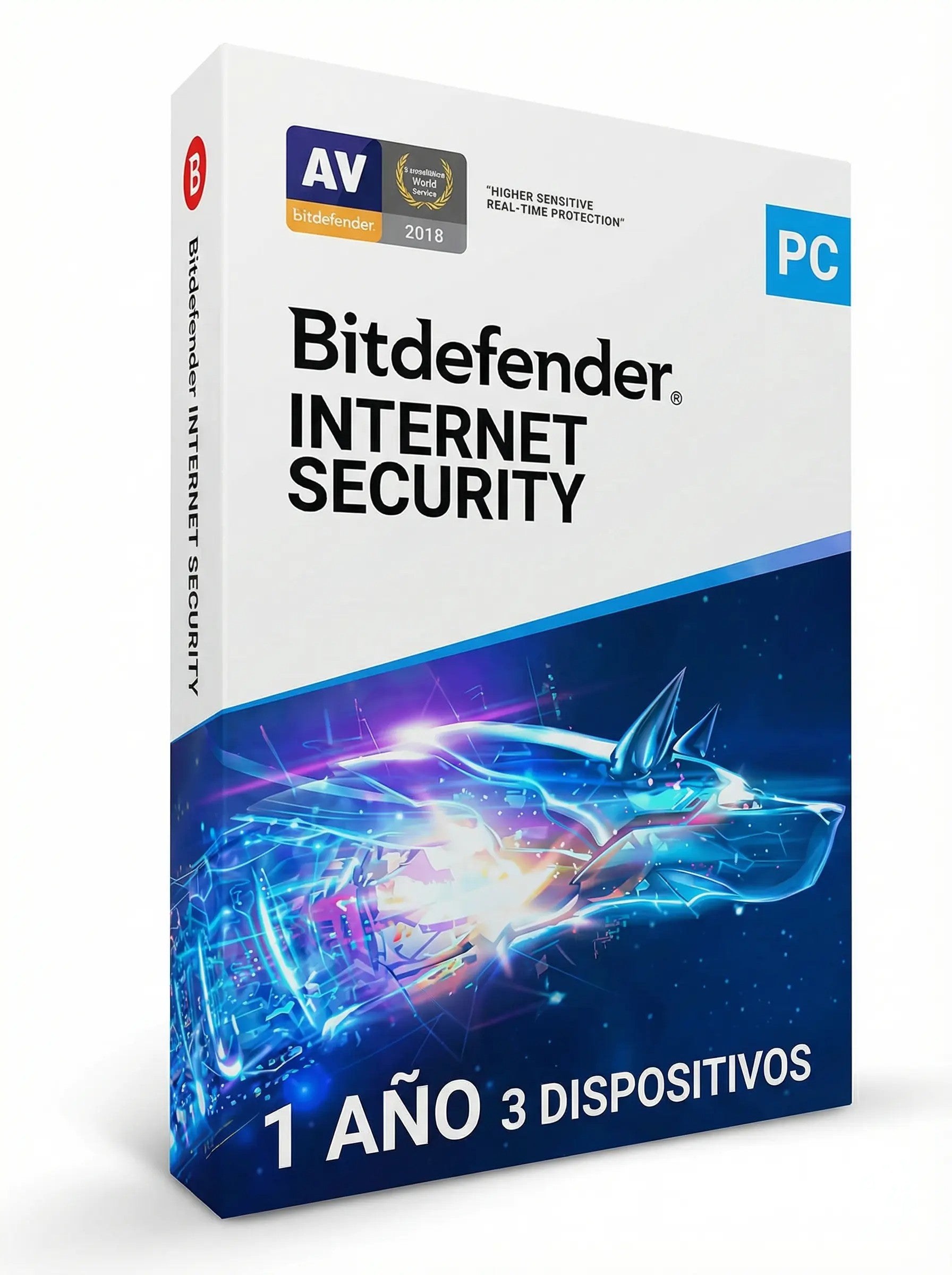 Bitdefender Internet Security 1 Año de Proteccion 3 Dispositivos