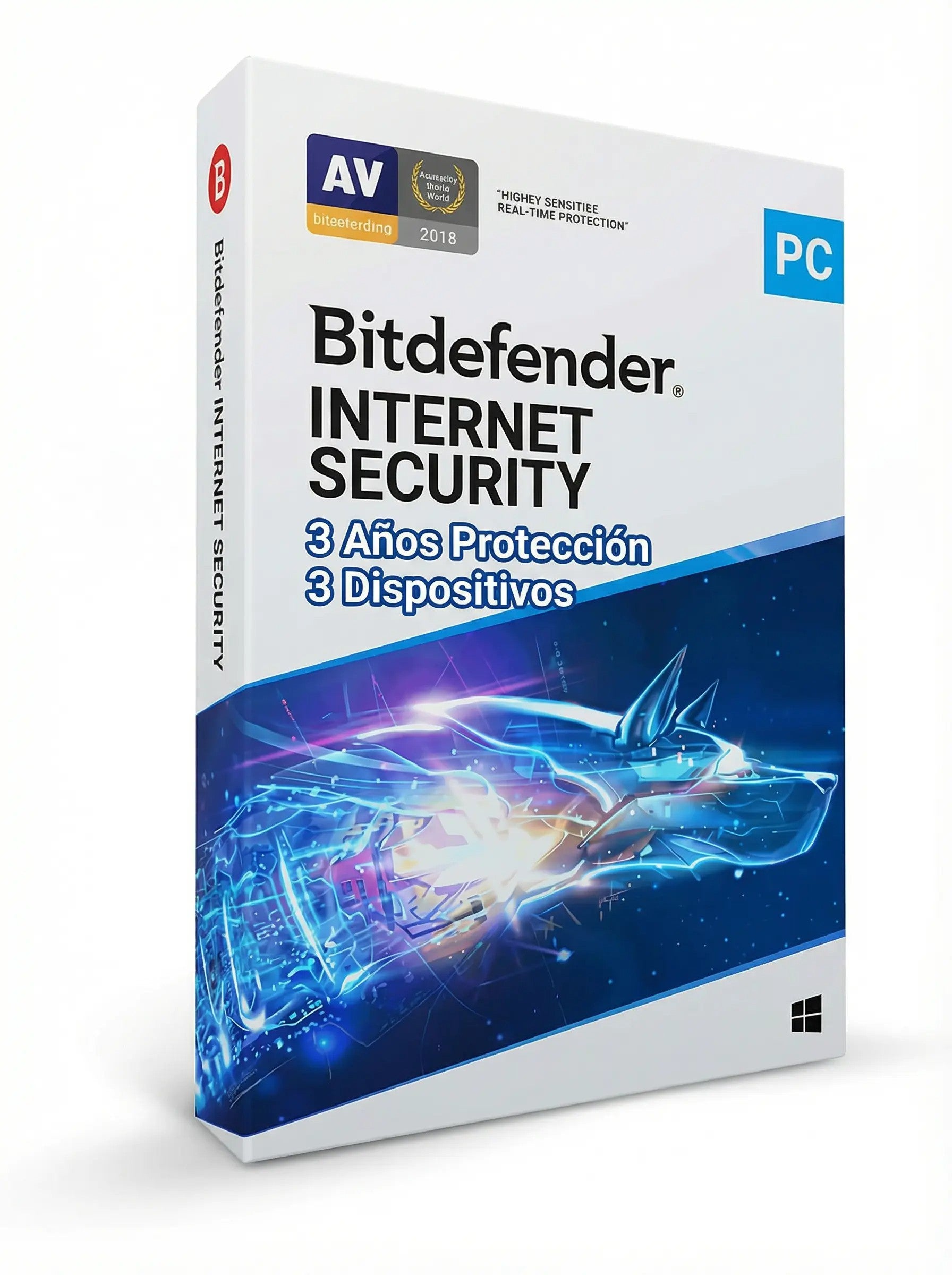 Bitdefender Internet Security 3 Dispositivos | Key Oficial por 3 Años