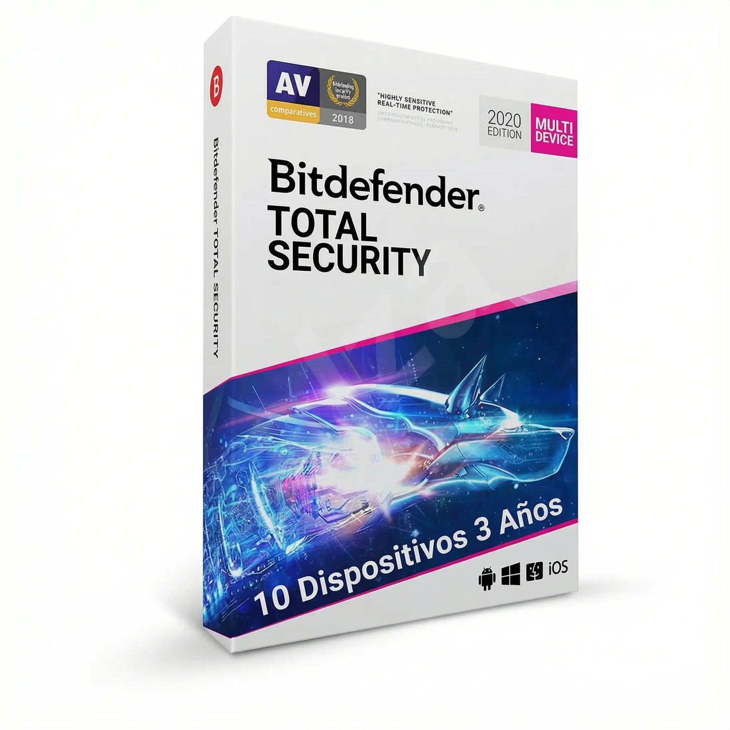 Bitdefender Total Security 3 Años – Seguridad Premium para 10 Dispositivos