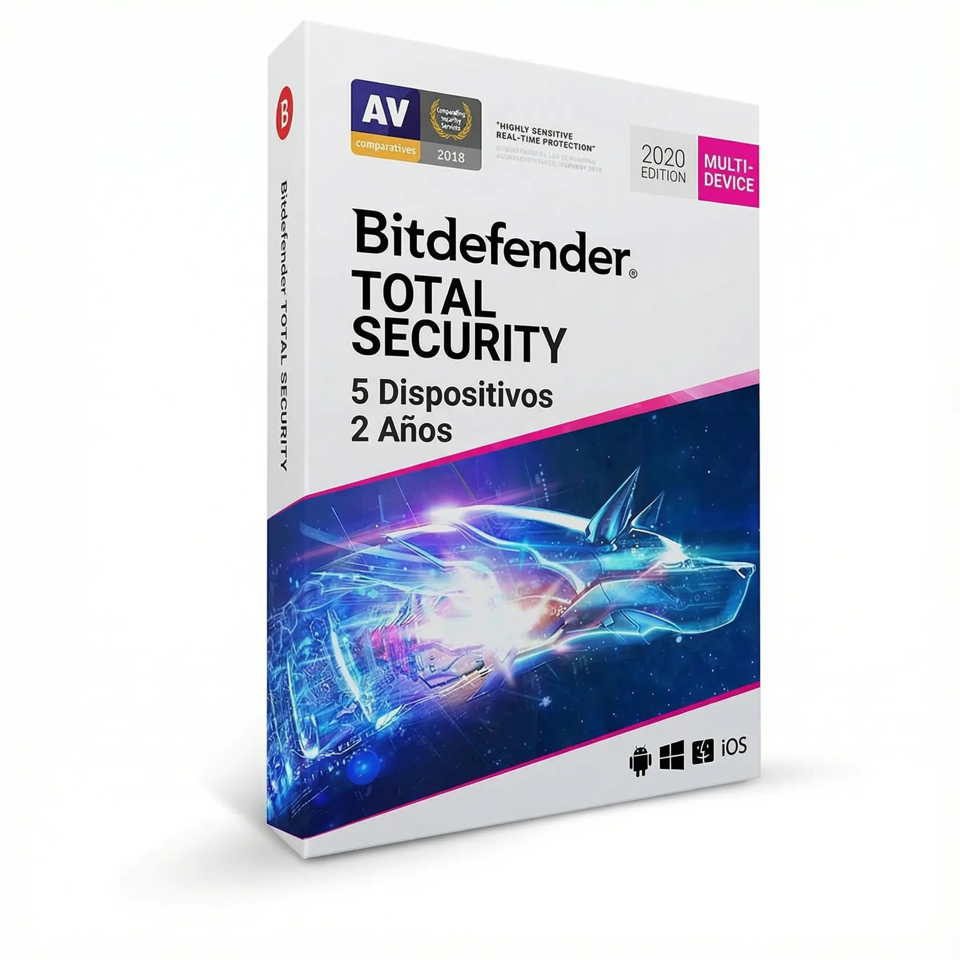 Bitdefender Total Security 5 Dispositivos – Protección Completa por 2 Años