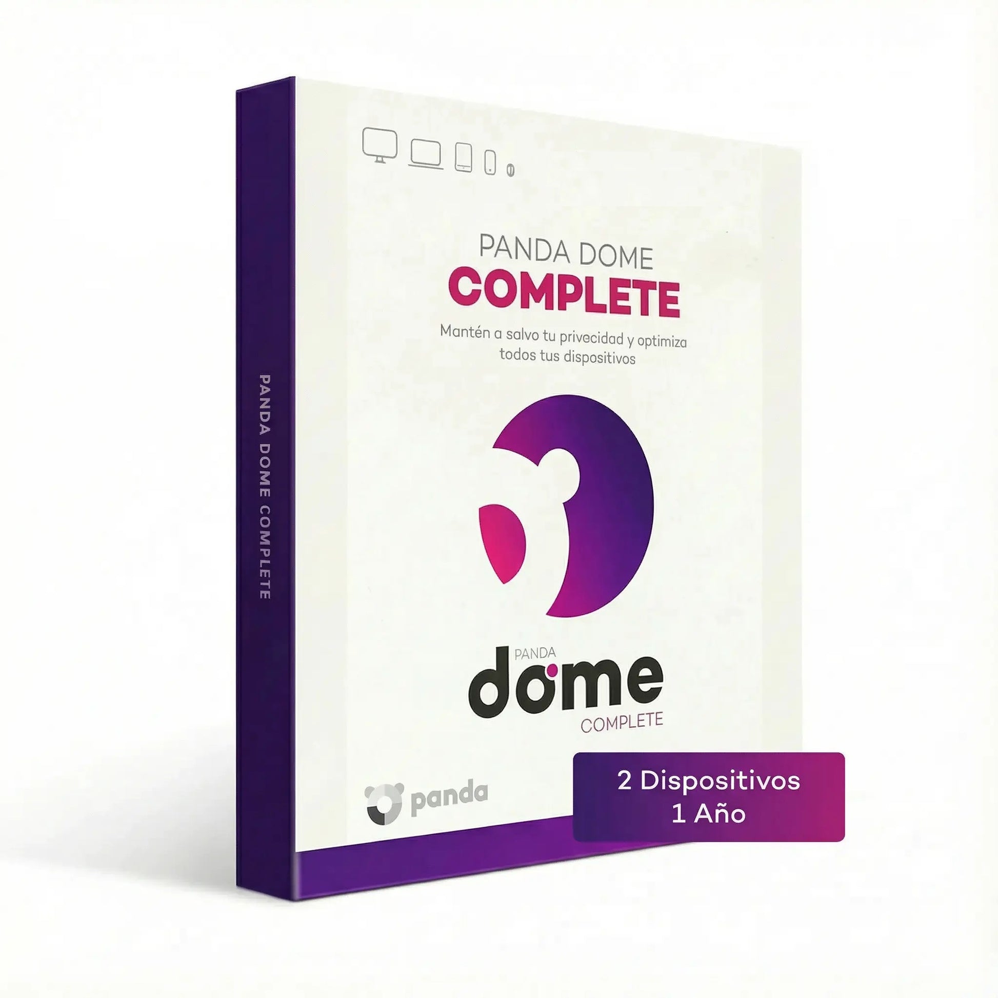 Panda Dome Complete Antivirus – Licencia 1 Año para 2 Dispositivos con protección total y funciones avanzadas