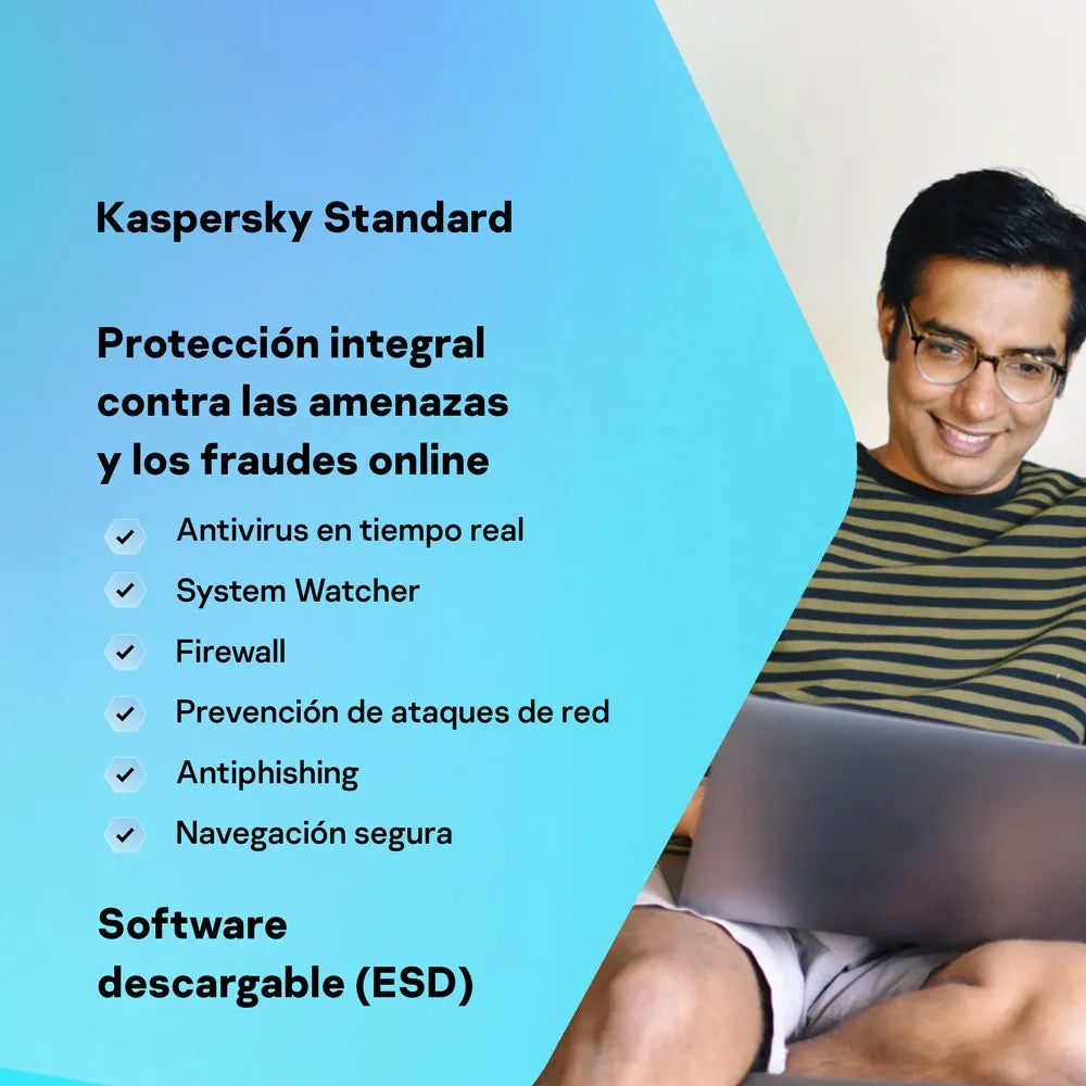 Kaspersky Standard Mobile Antivirus – Defensa esencial por 1 año en un dispositivo