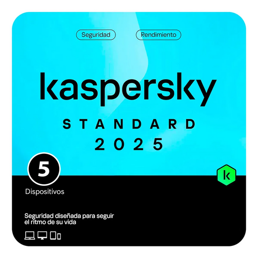 Kaspersky Standard Antivirus compatible con Windows, macOS, Android e iOS
