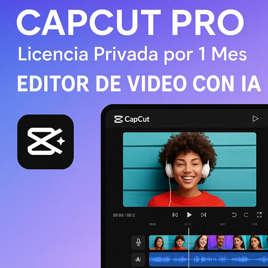 Licencia Capcut Pro Original - Cuenta Privada 