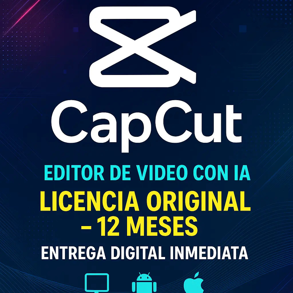 Licencia Original Capcut Pro - [ 12 Meses ]