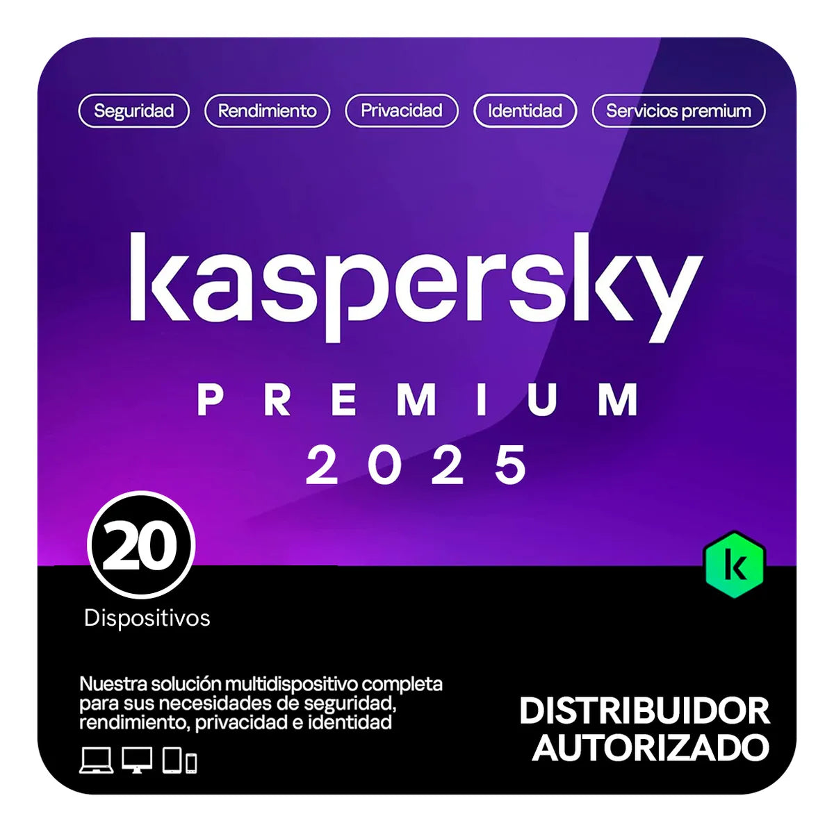 Licencia digital Kaspersky Premium Antivirus original descarga segura