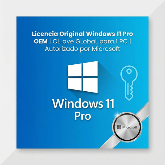 Windows 11 Pro OEM – Licencia oficial global para un solo PC
