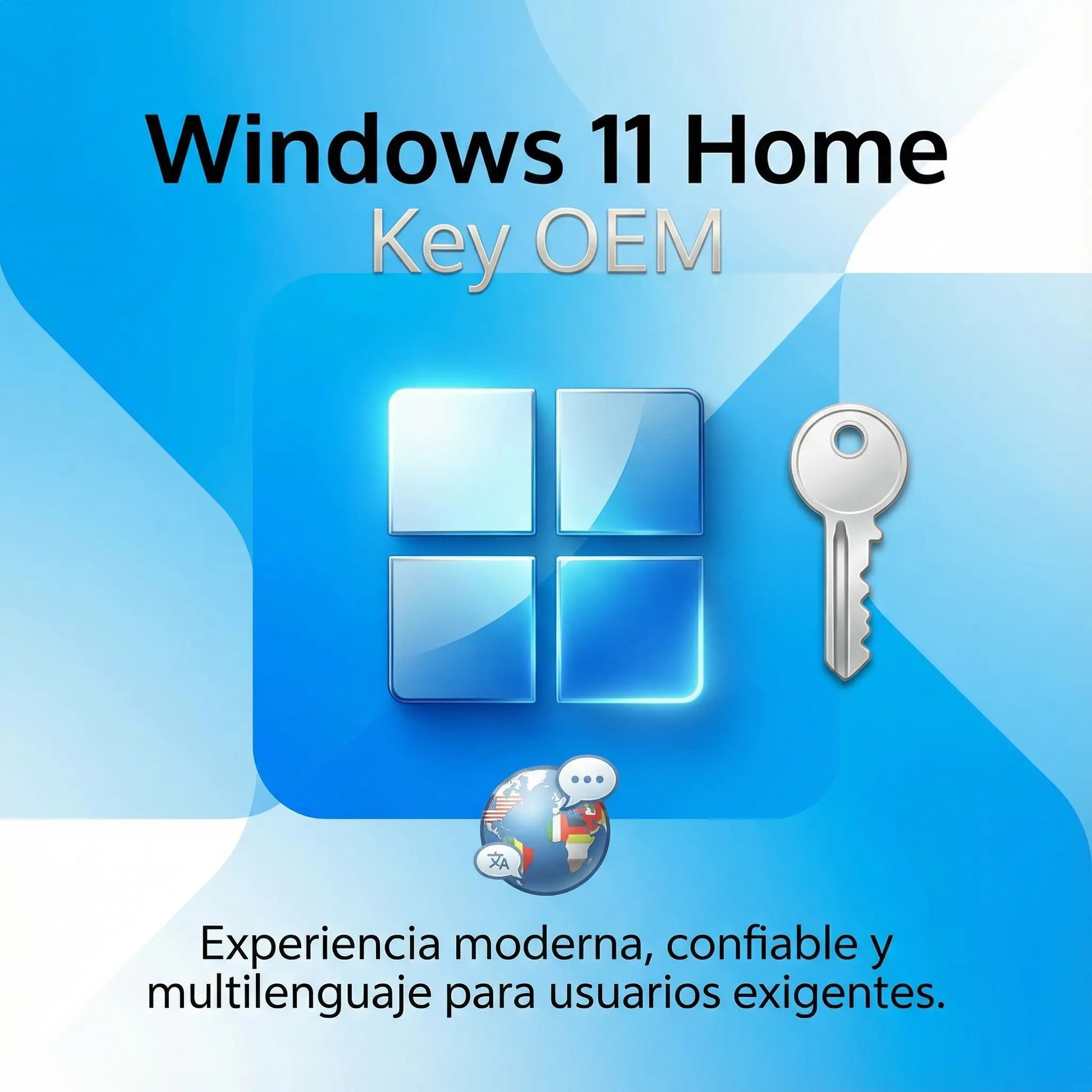 Windows 11 Home OEM – Licencia digital global y multilenguaje para tu PC