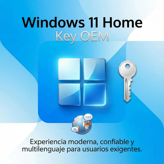 Windows 11 Home OEM – Licencia digital global y multilenguaje para tu PC