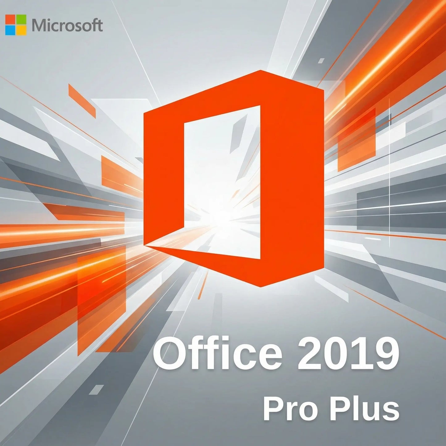Microsoft Office 2019 Professional Plus con licencia original y permanente.