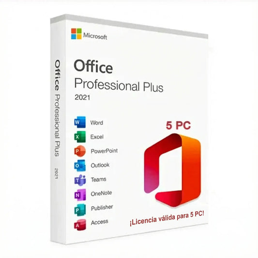 Office 2021 Professional Plus – Licencia Digital Original para 5 PC