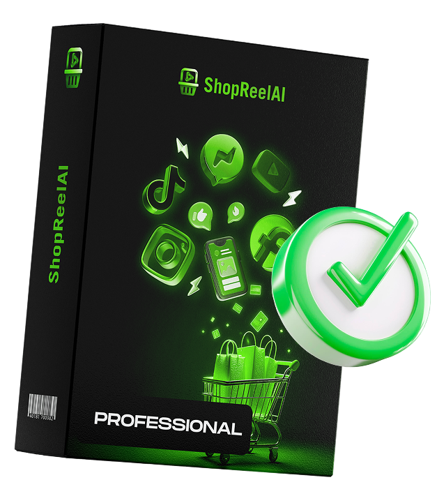 ShopReelAI Professional – edición avanzada de vídeos con IA para afiliados
