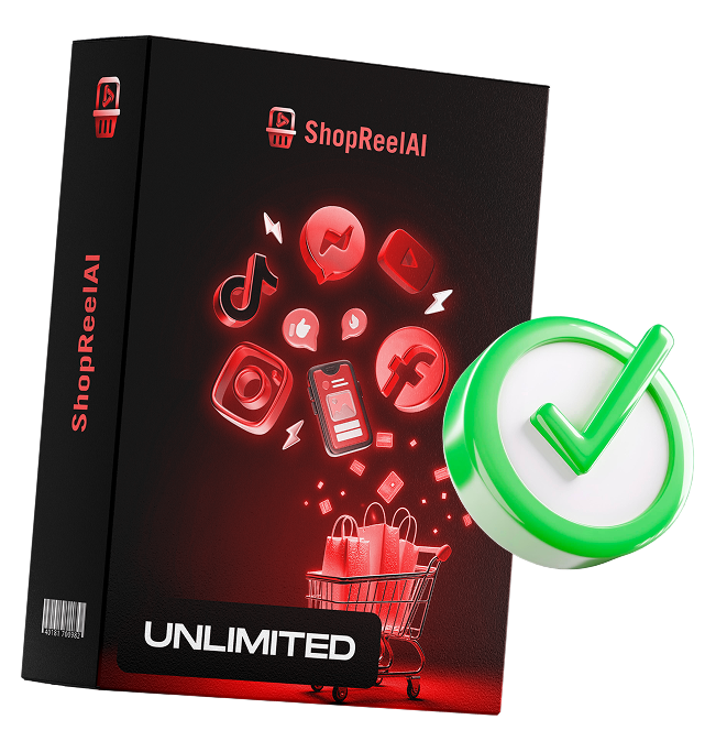 ShopReelAI Ilimitado – acceso sin límites para crear vídeos virales con IA