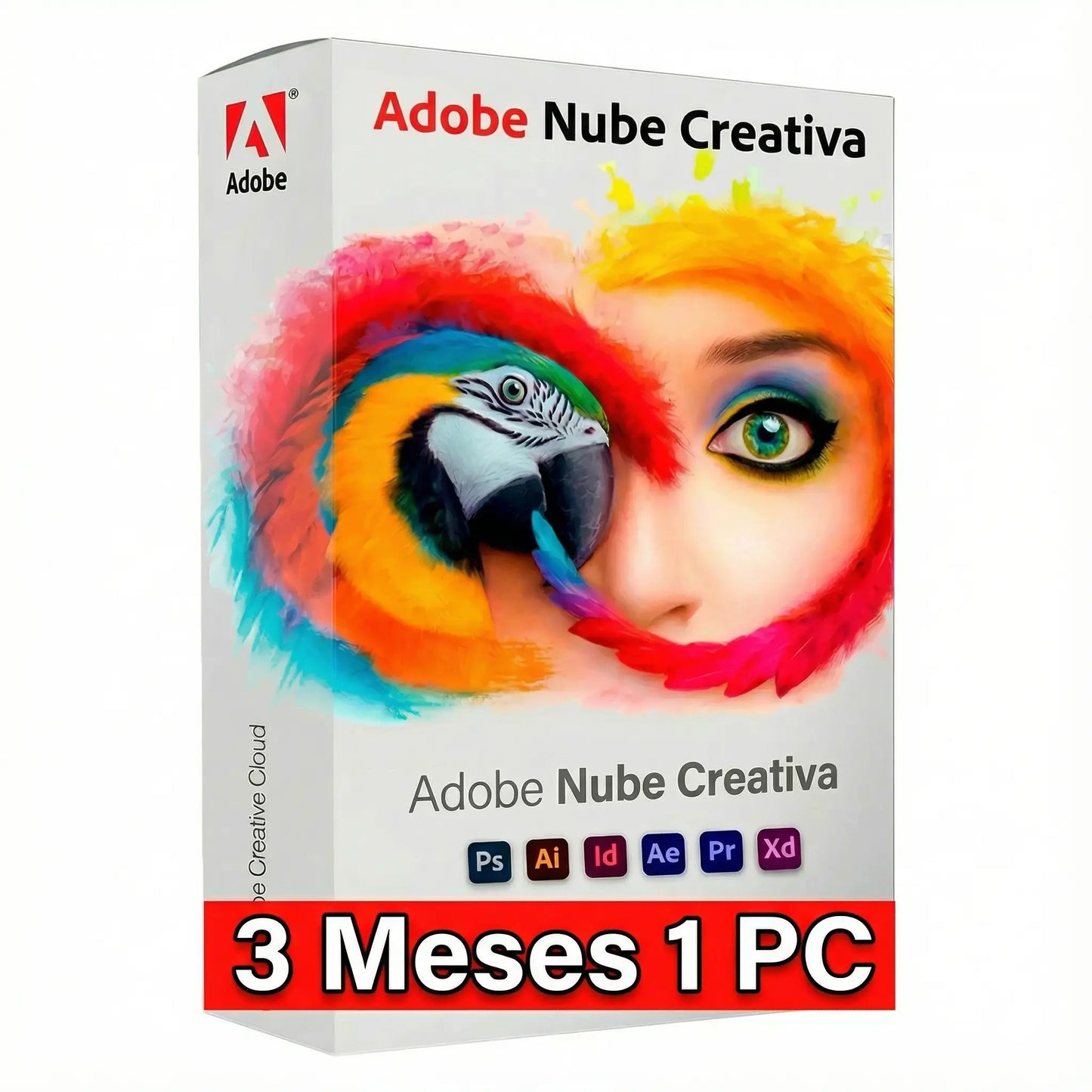 Adobe Creative Cloud para PC – Suscripción 3 meses con todas las aplicaciones creativas