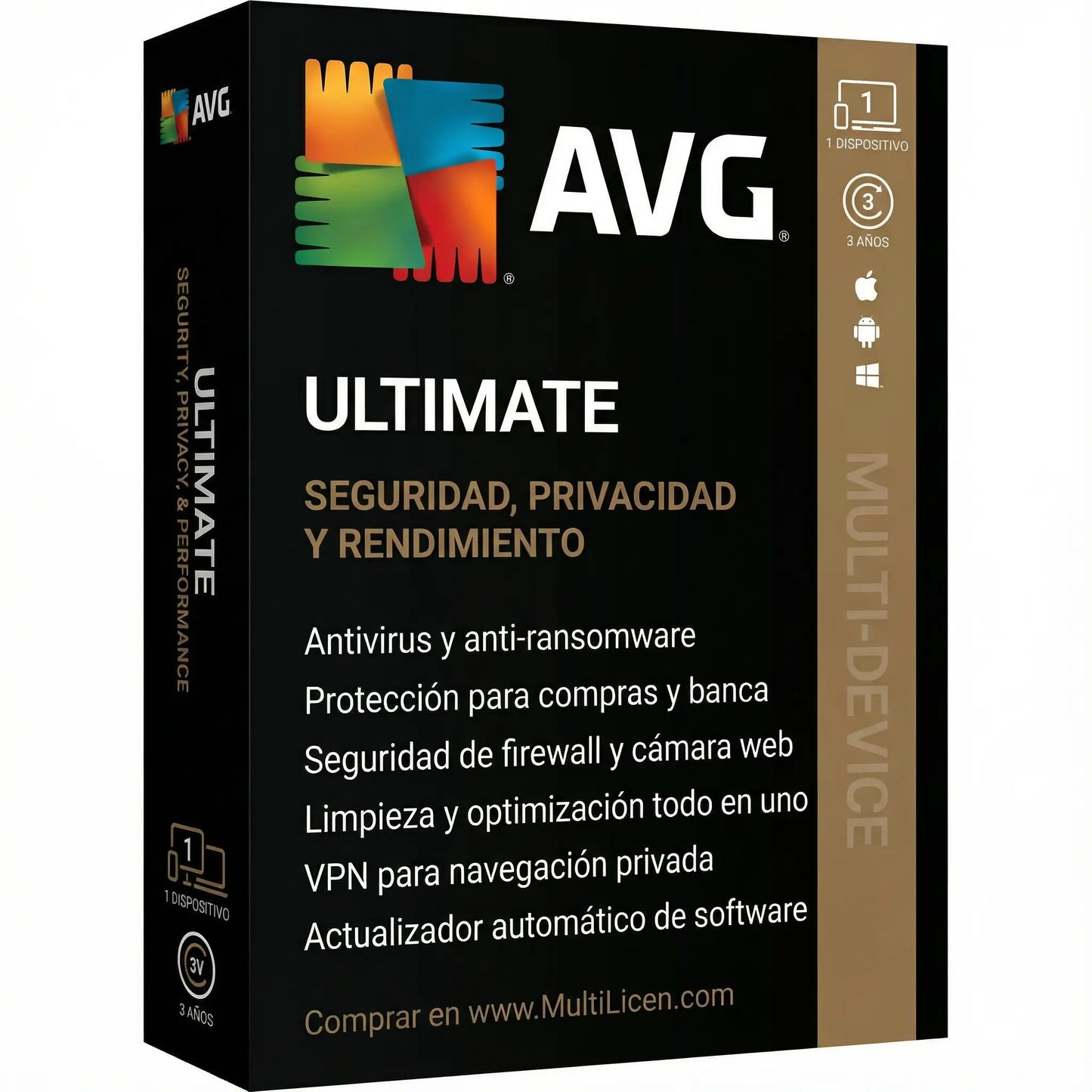 AVG Ultimate 2026 seguridad multidispositivo con rendimiento mejorado