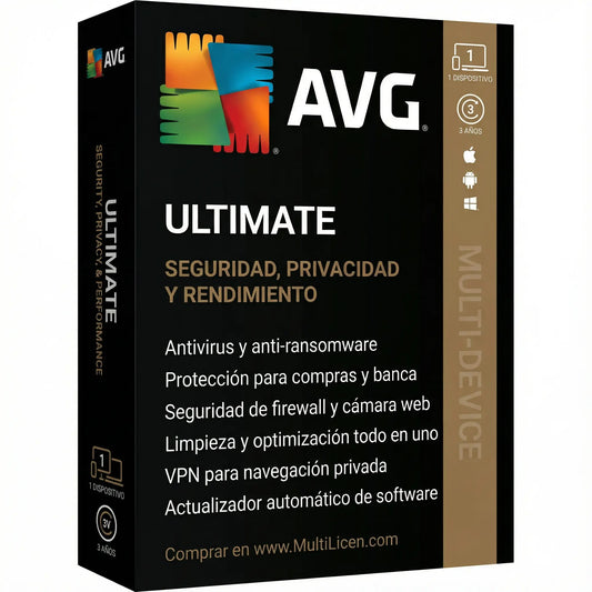 AVG Ultimate 2026 seguridad multidispositivo con rendimiento mejorado