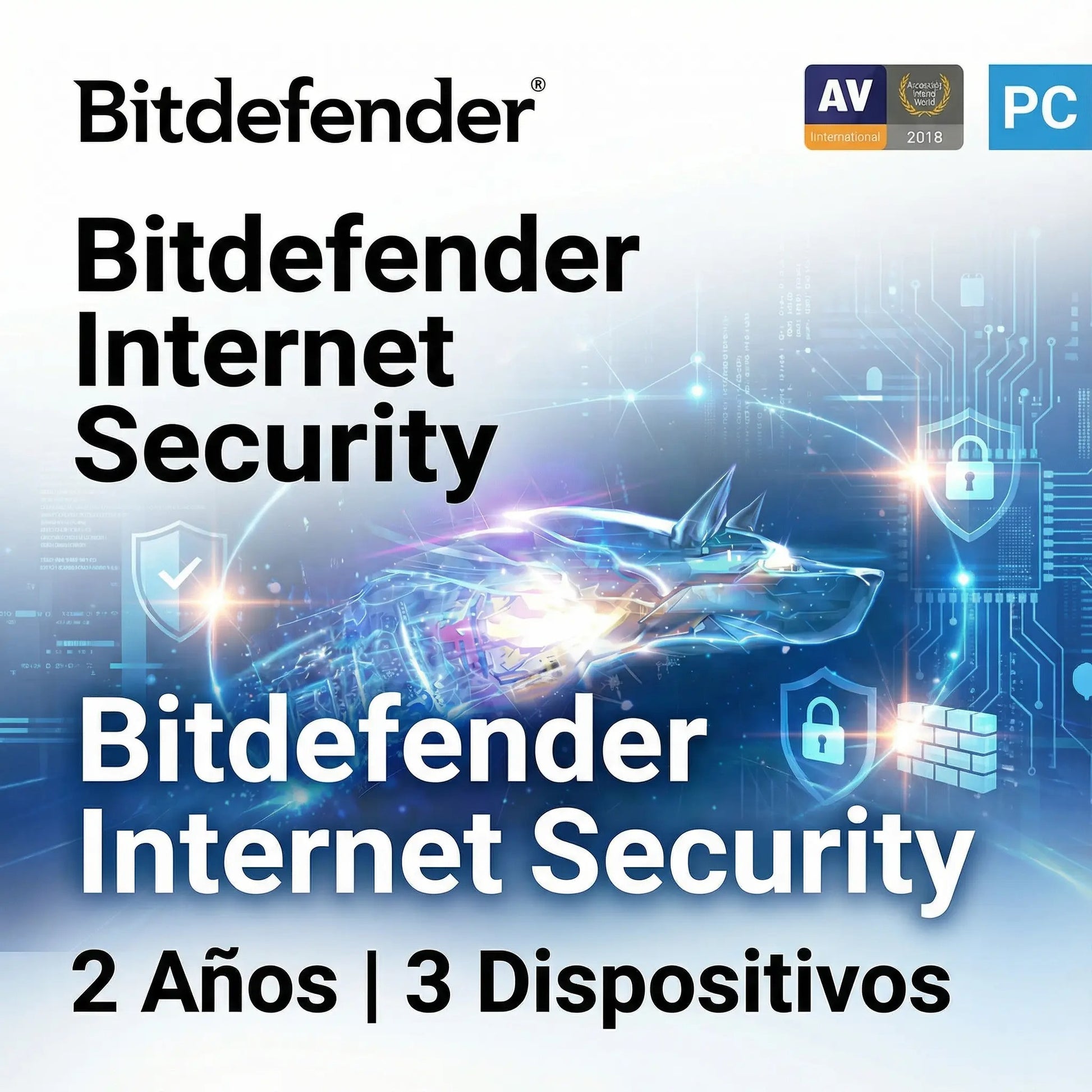 Alt: Bitdefender Internet Security garantiza navegación segura y protección de datos