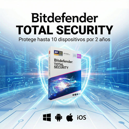 Bitdefender Total Security ofrece protección avanzada contra virus y ransomware