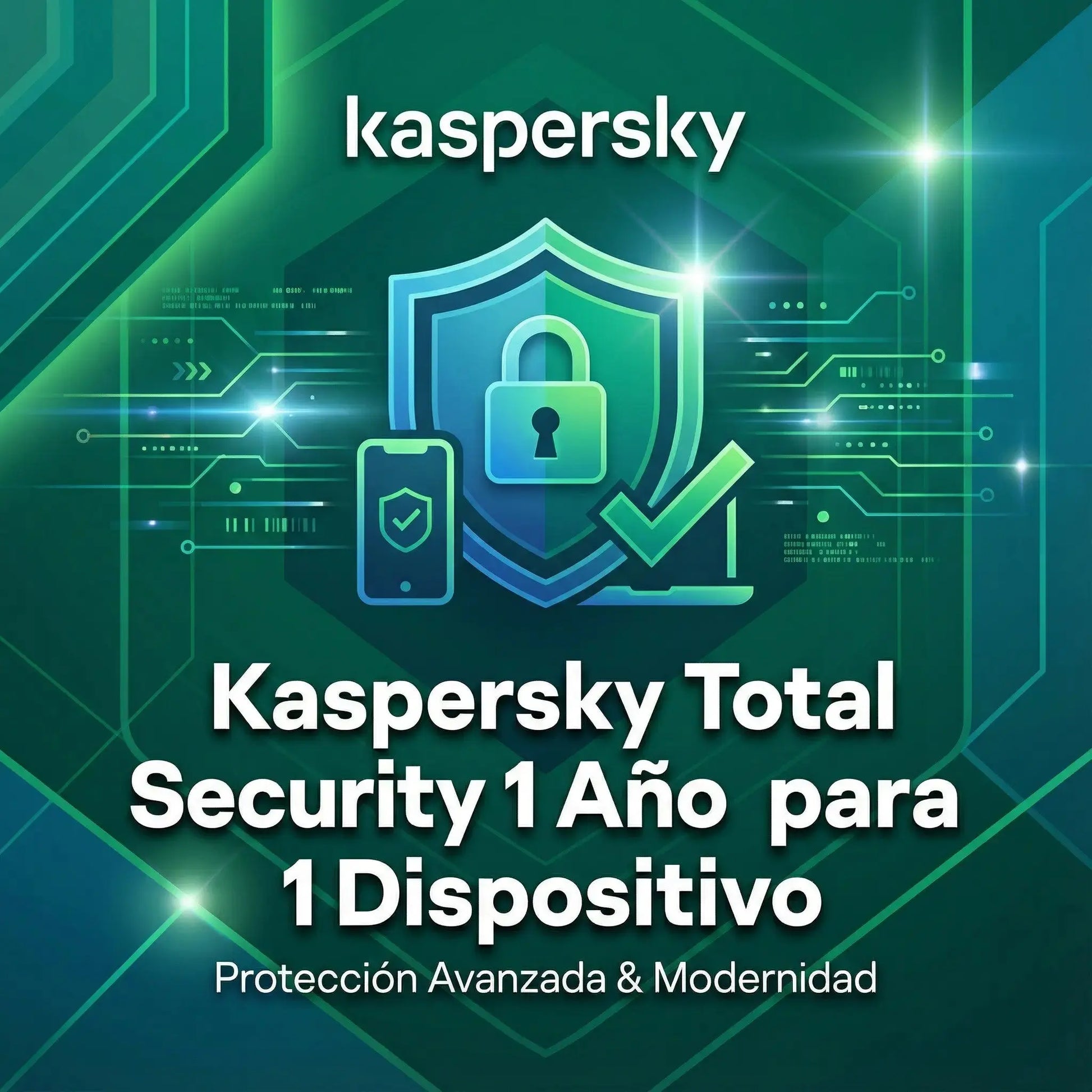 Kaspersky Total Security: Antivirus Premium 1 Año 1 Dispositivo