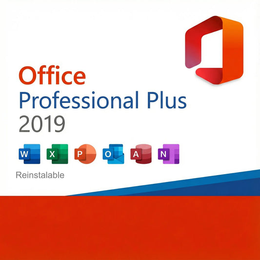 Microsoft Office 2019 Professional Plus reinstalable para Windows – Suite completa de productividad