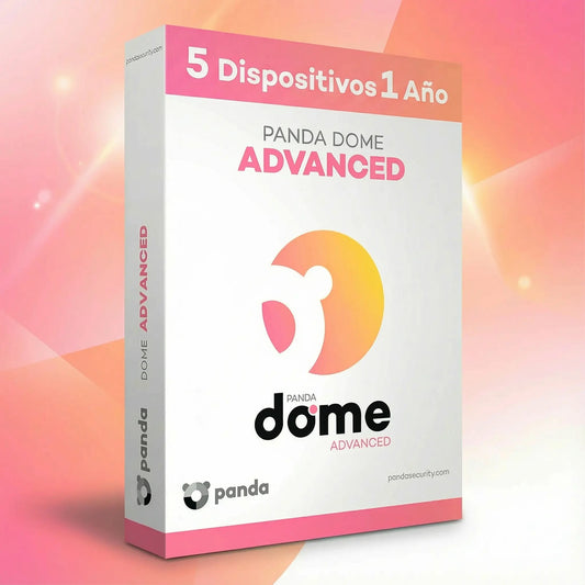 Panda Dome Advanced Antivirus – Licencia 1 Año para 5 Dispositivos con protección avanzada y navegación segura