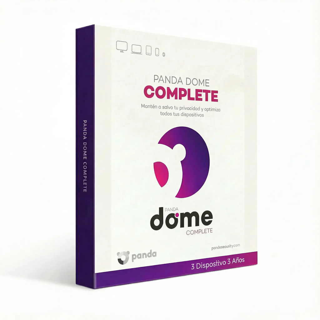 Panda Dome Complete 3 dispositivos por 3 años – Protección total antivirus y privacidad