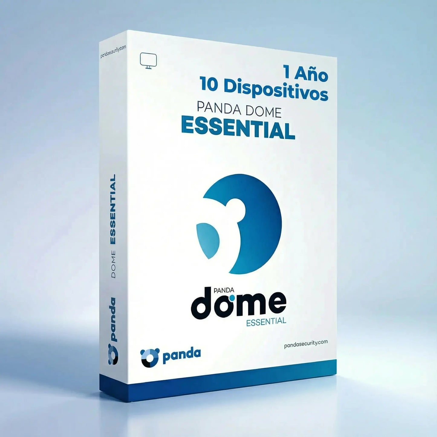 Panda Dome Essential Antivirus – Licencia 1 Año para 10 Dispositivos con protección completa y navegación segura